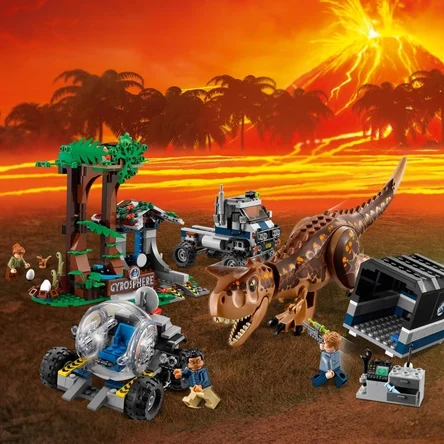 Побег в гиросфере от карнотавра