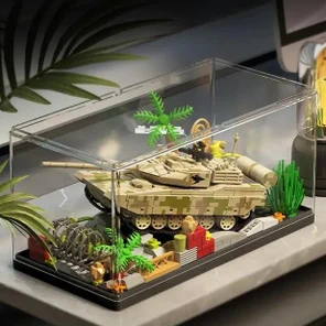 Танк TYPE-15 в боксе с подсветкой