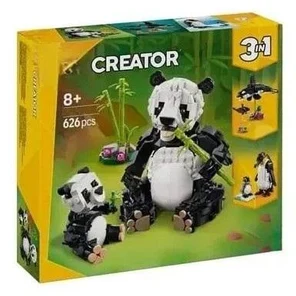 Дикие животные: семья панд