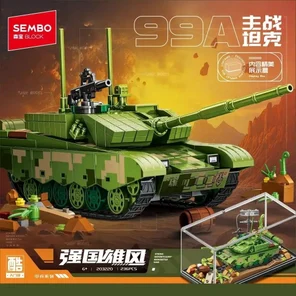 Танк TYPE-99A в боксе с подсветкой